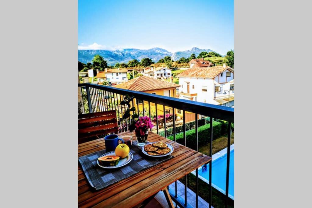 Diañu, apartamento con Piscina en Llanes Exterior foto