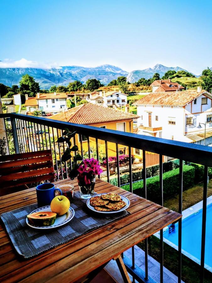 Diañu, apartamento con Piscina en Llanes Exterior foto